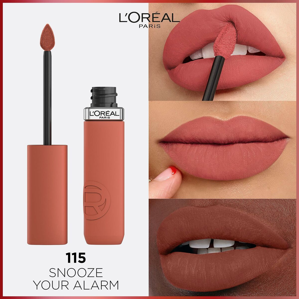 Liquid lipstick L'Oreal Make Up Infaillible Matte Resistance Snooze your ala Nº 115 Nº 115-Snooze Your Ala (1 Unit) makeup
