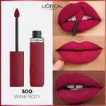 Liquid lipstick L'Oreal Make Up Infaillible Matte Resistance Wine not? Nº 500 Nº 500-Wine Not? (1 Unit) makeup packaging