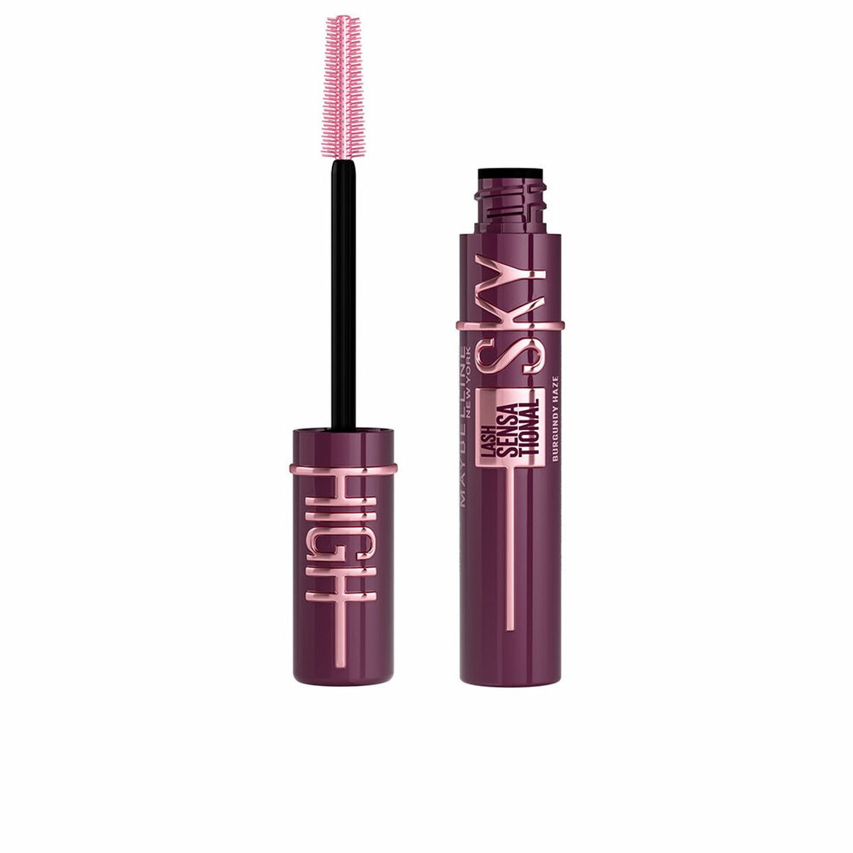 Mascara Maybelline Lash Sensational Sky High Burgundy Haze 7,2 ml makeup packaging 7.2 ml