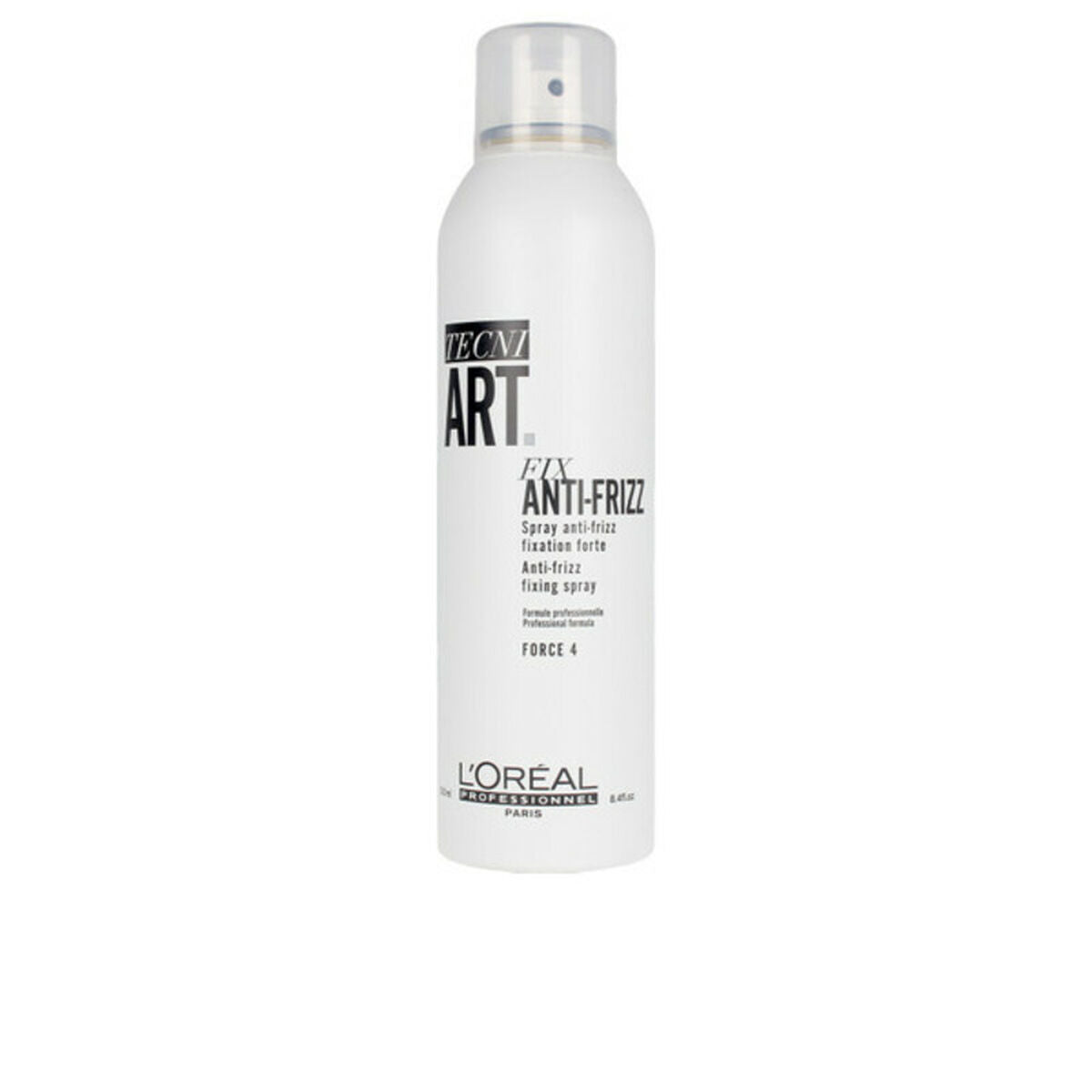 Hair Spray Tecni Art Fix Anti-Frizz L'Oréal Paris Tecni Art Anti-Frizz Spray 250 ml product packaging
