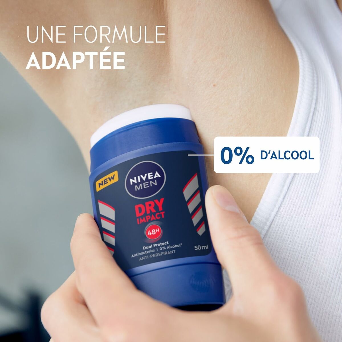 Spray Deodorant Nivea MEN DRY IMPACT 50 ml for Men product packaging