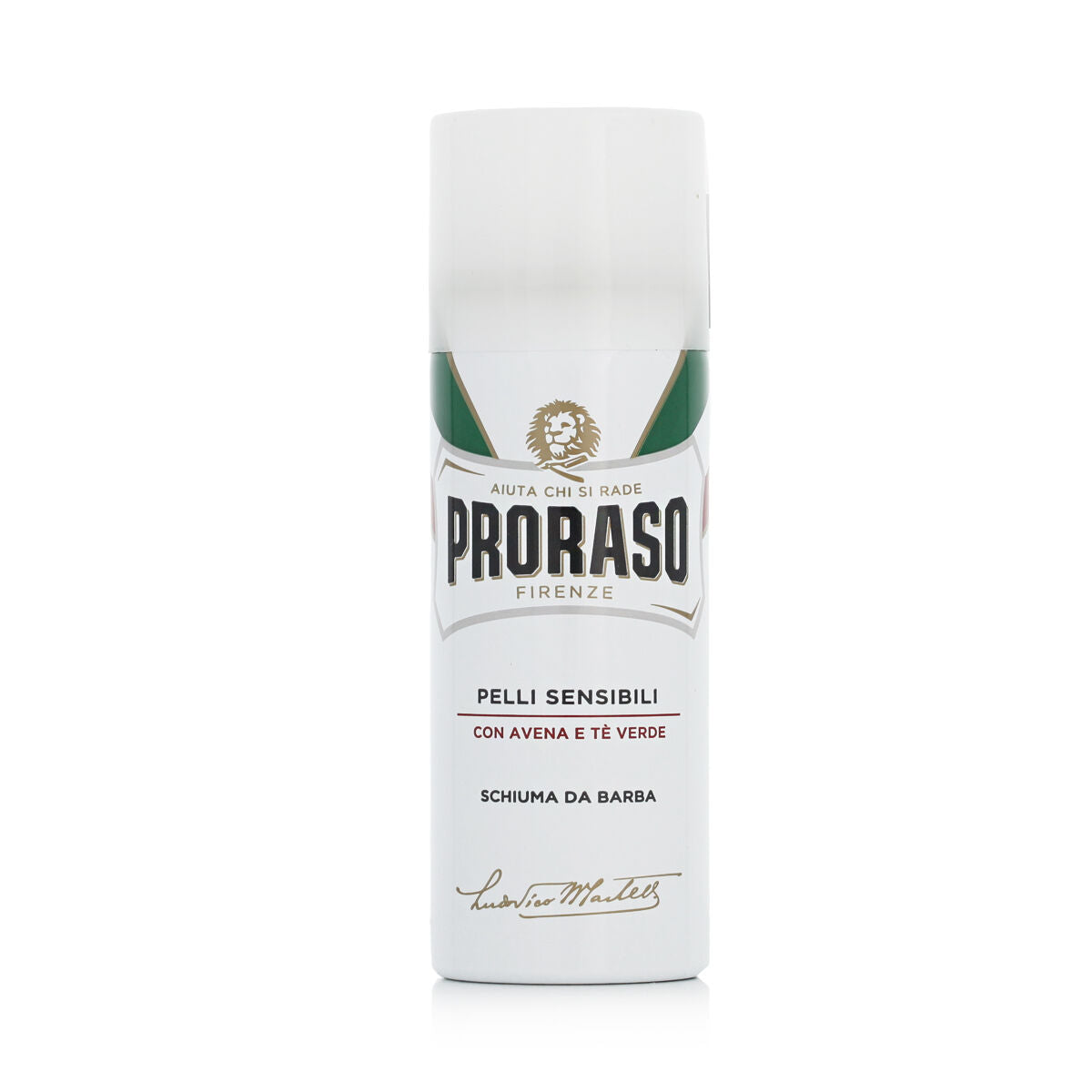 Shaving Foam Proraso Sensitive Green Tea 50 ml for Women product packaging