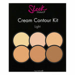 Palette Sleek Cream Contour Kit Light Clear Make-up Highlighter (1 Unit) skincare packaging