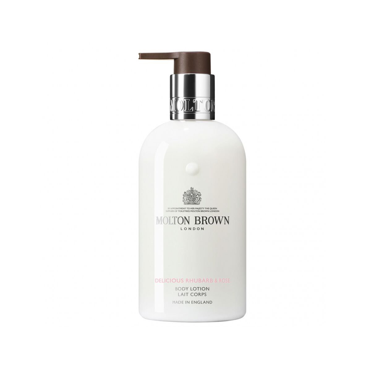 Body Lotion Molton Brown Delicious Rhubarb & Rose 300 ml skincare packaging