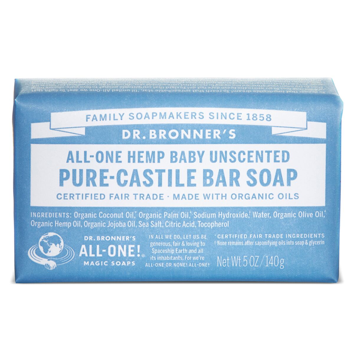 Soap Cake Dr Bronner's Baby 140 g product packaging