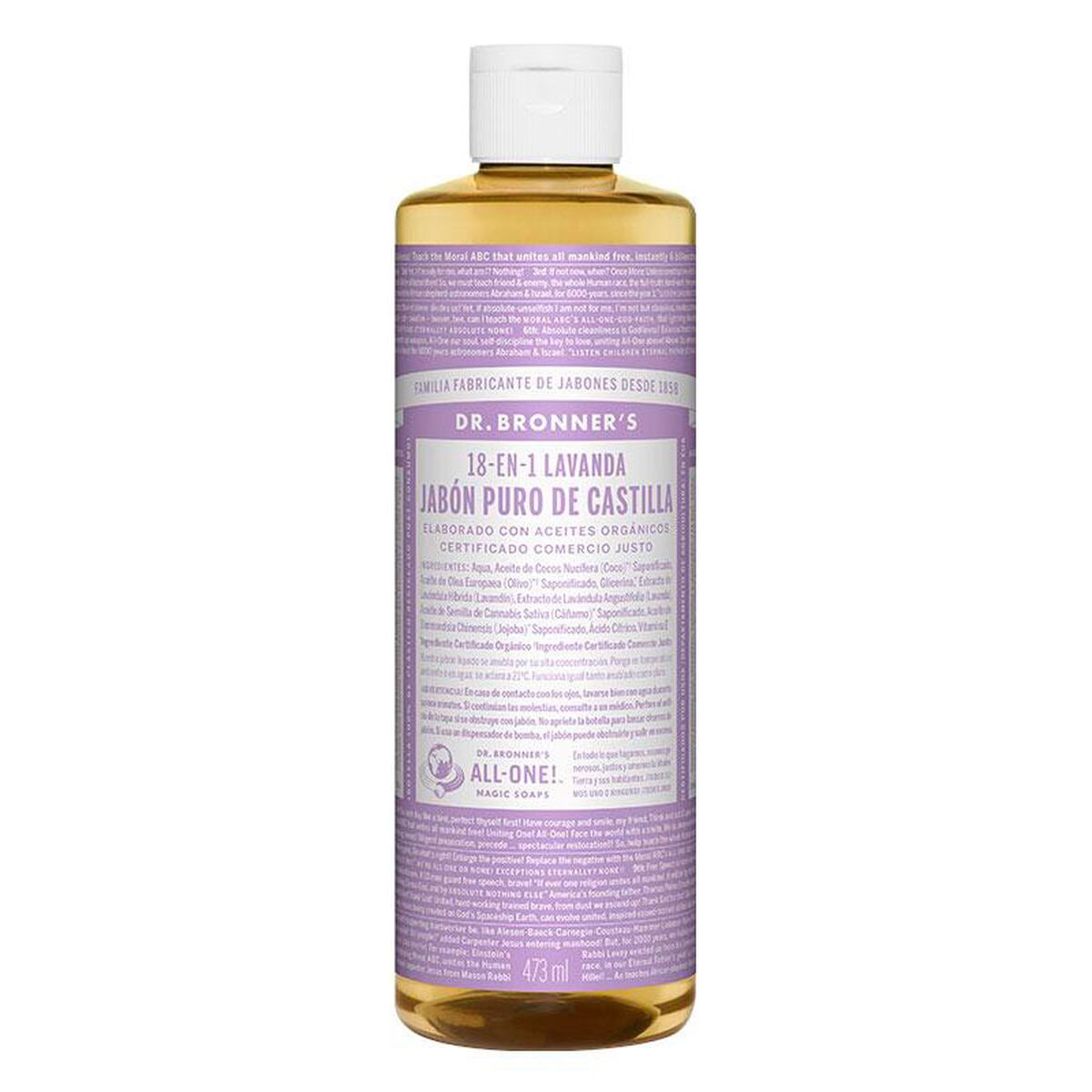 Liquid Soap Dr Bronner's 475 ml Lavendar product packaging