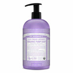 Bath Gel Dr Bronner's 4 in 1 Sugar Lavender 710 ml for Women skincare packaging