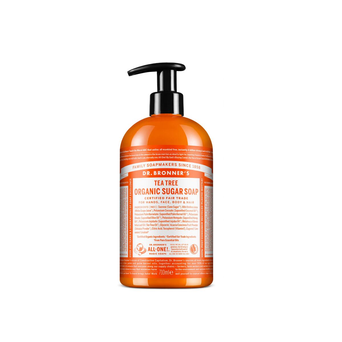 Hand Soap Dr Bronner's Tea Tree 710 ml product packaging