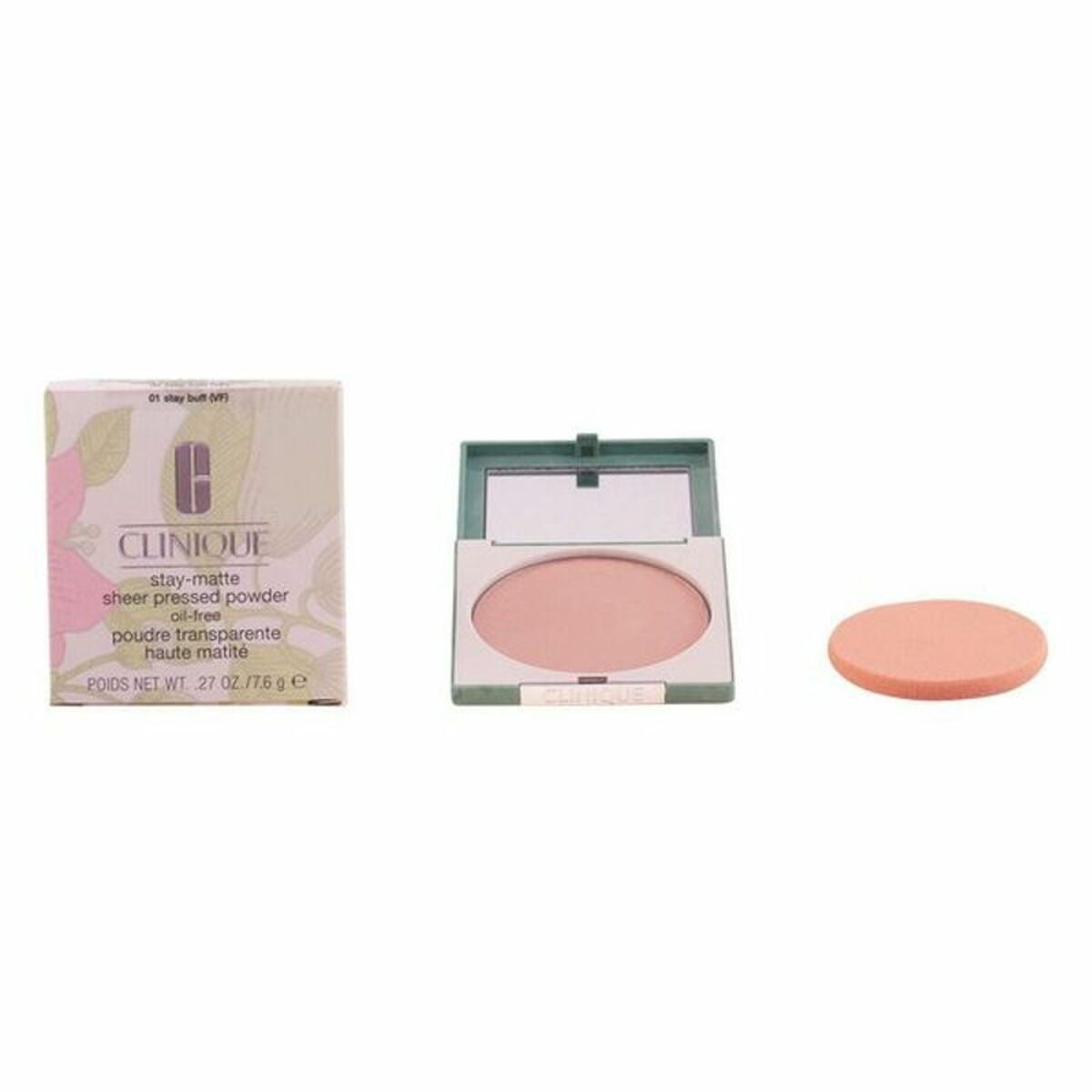 Compact Make Up Clinique AEP01448 Nº 03-Stay Beige 7,6 g 7.6 g product packaging