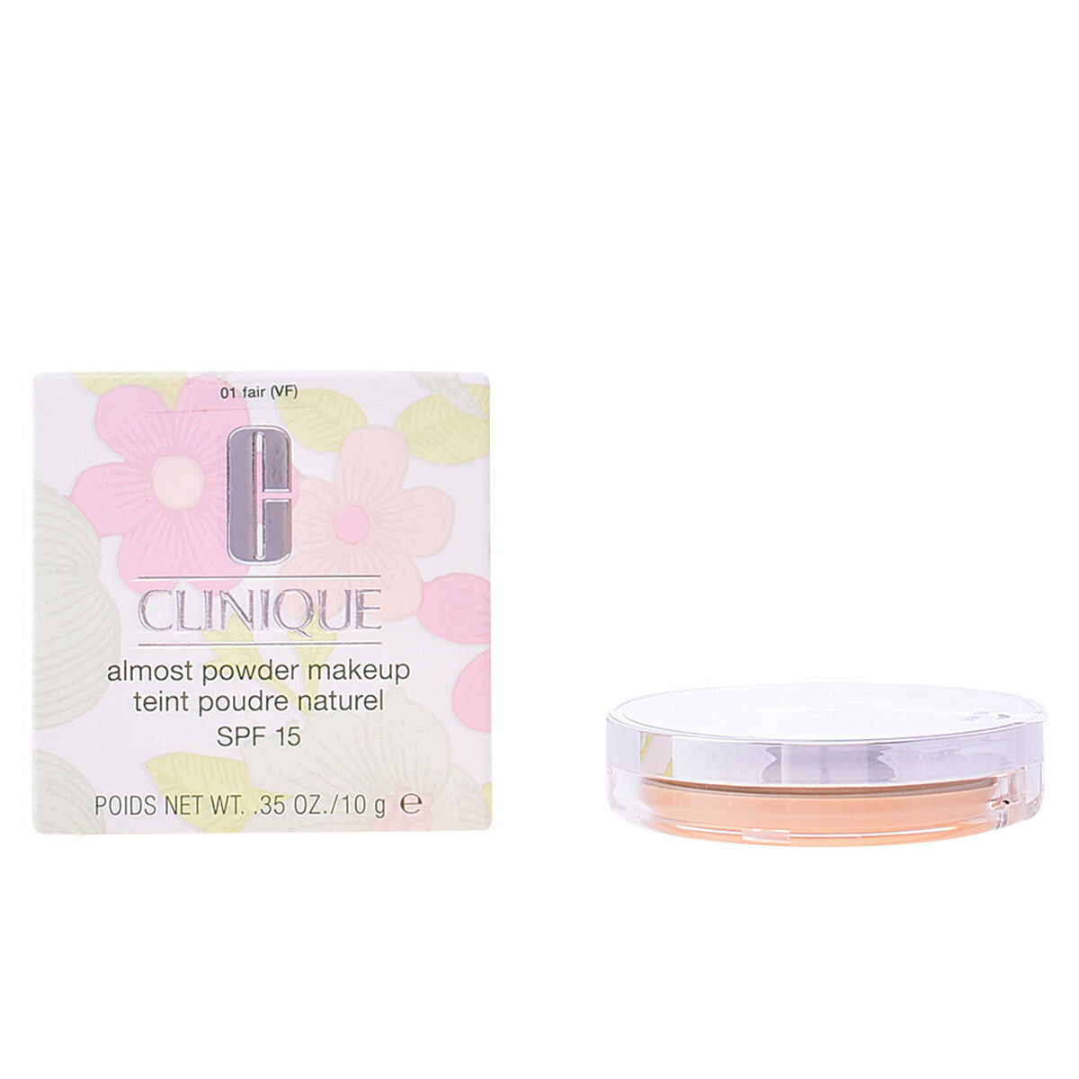 Powdered Make Up Almost Powder Clinique Spf 15 Spf 15 10 g makeup packaging