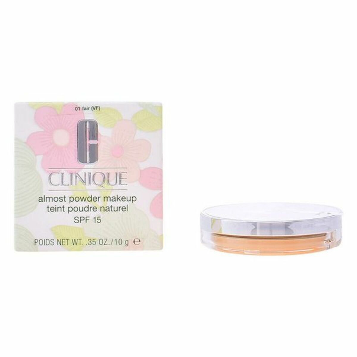 Powdered Make Up Clinique AEP01407 Nº 06-Deep Spf 15 10 g makeup packaging