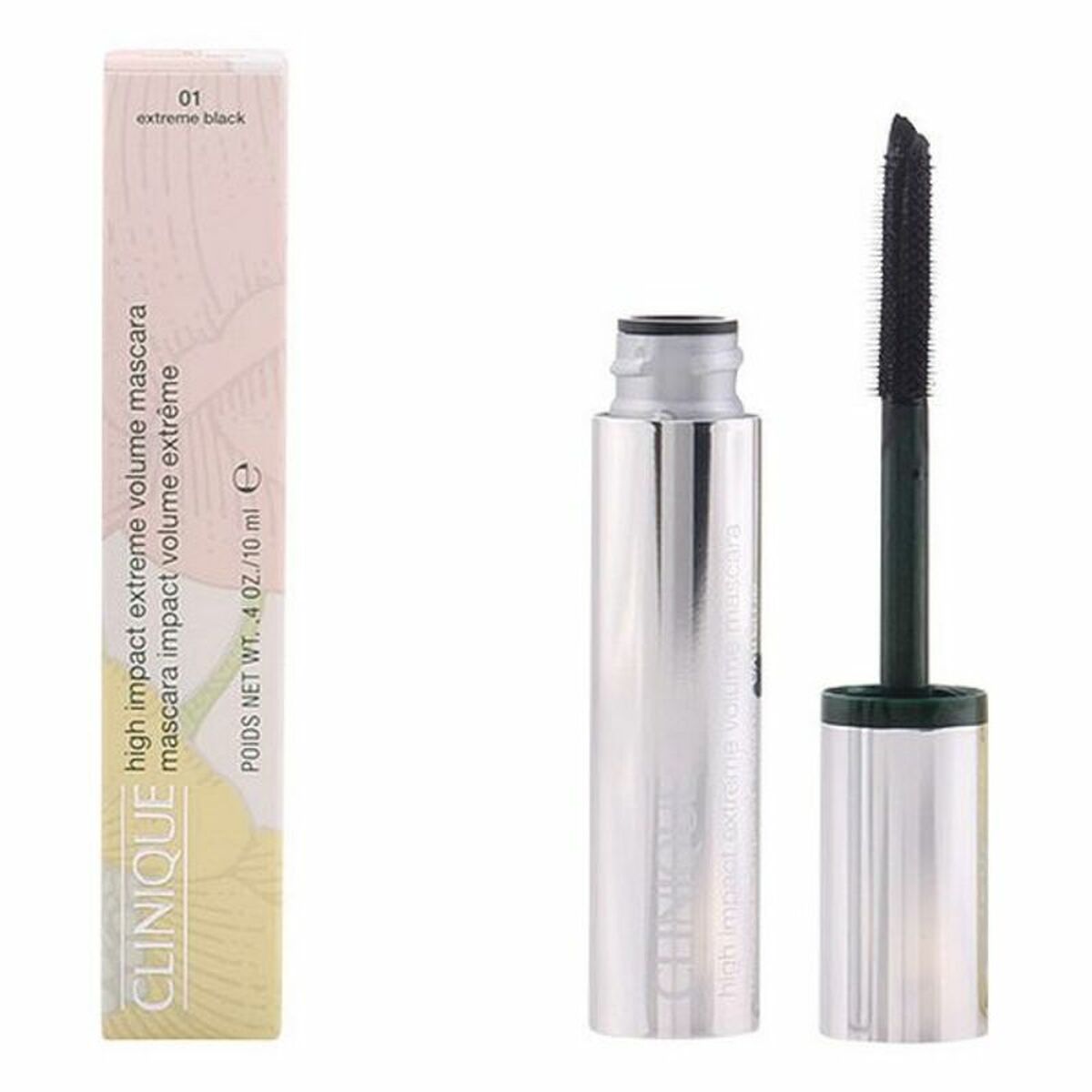 Mascara Clinique Nº 01-Extreme Black 10 ml makeup packaging