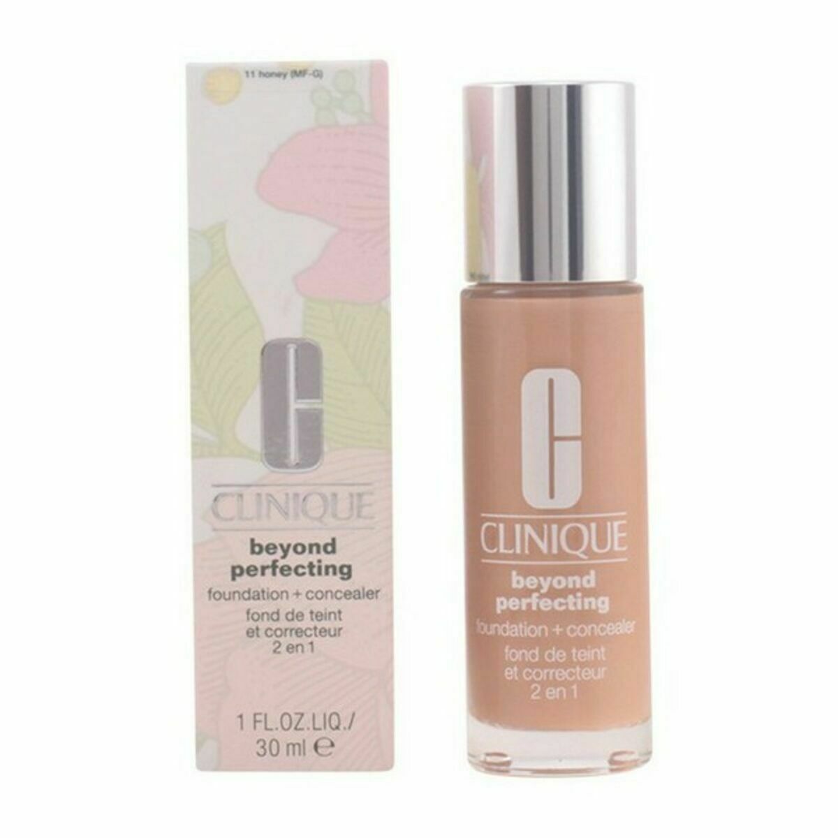 Liquid Make Up Base Clinique Beyond Perfecting 11-Honey Nº 11-Honey 30 ml Facial Corrector product packaging
