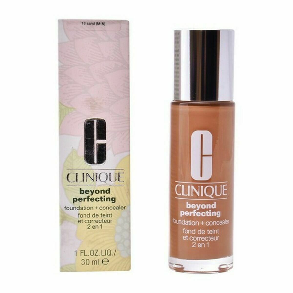 Liquid Make Up Base Clinique Nº 18 Sand Nº 18-Sand 30 ml Facial Corrector product packaging