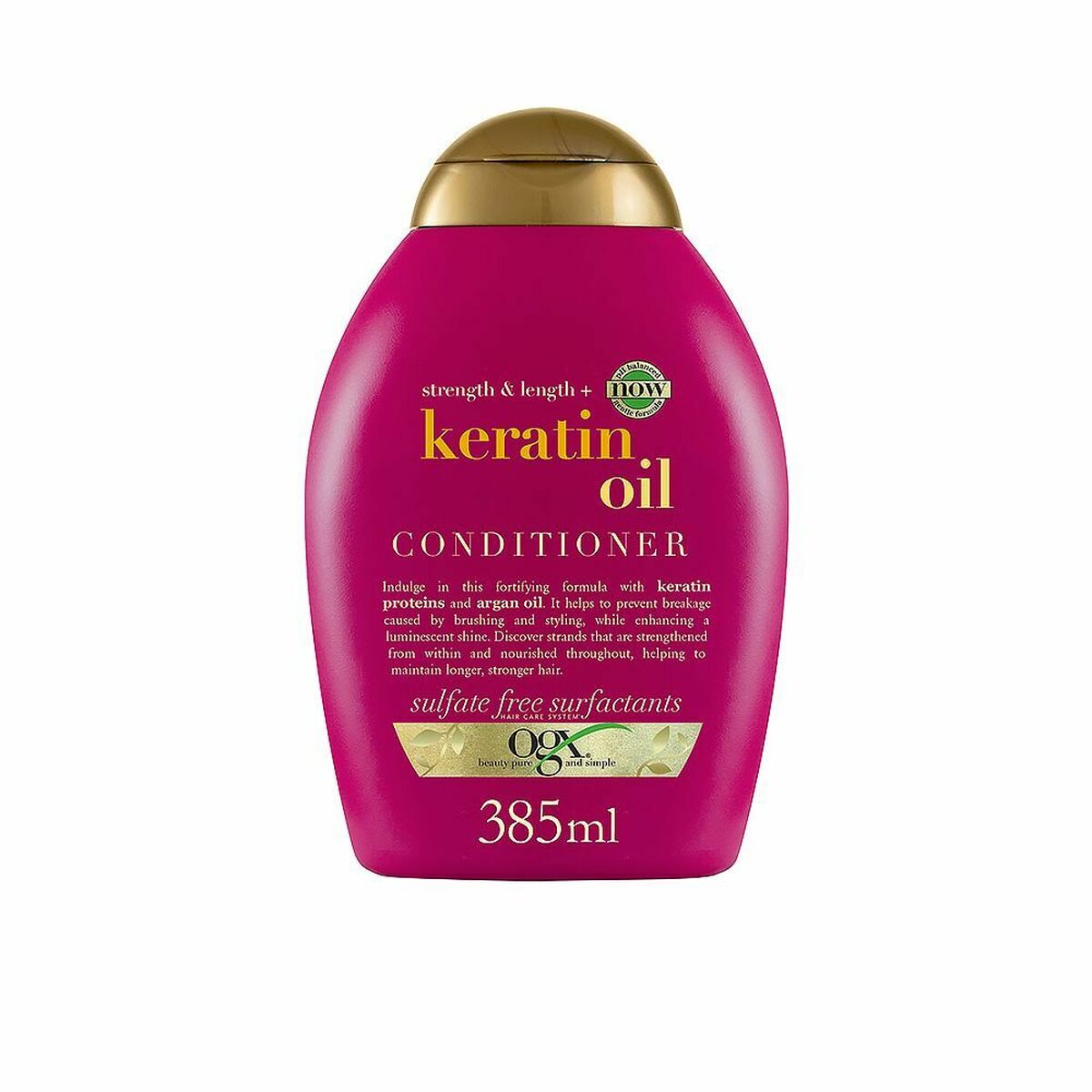 Anti-hairloss Anti-breakage Conditioner OGX 385 ml Keratin for Women conditioner bottle