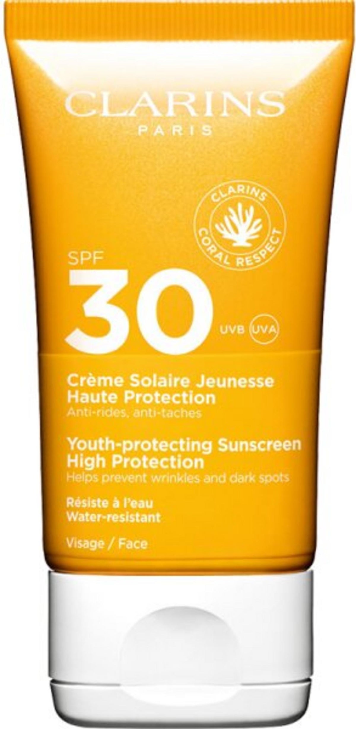Clarins, Sun Care, Hydrating, Sunscreen Cream, For Face, SPF30, 50 ml