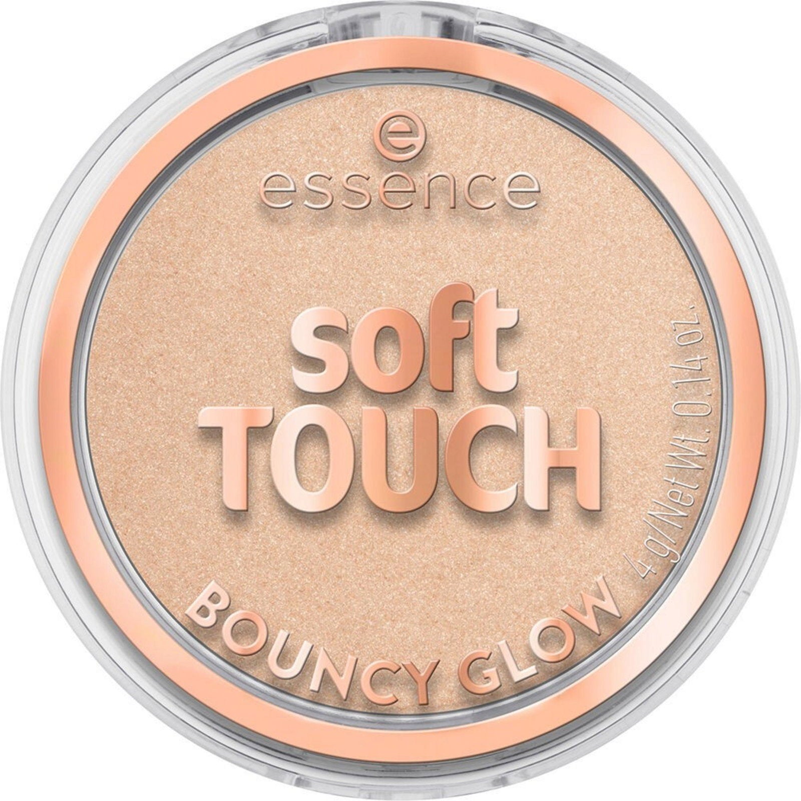 Essence, Soft Touch Bouncy Glow, Highlighting, Highlighter Powder, 10, Soft Glaze, 4 g