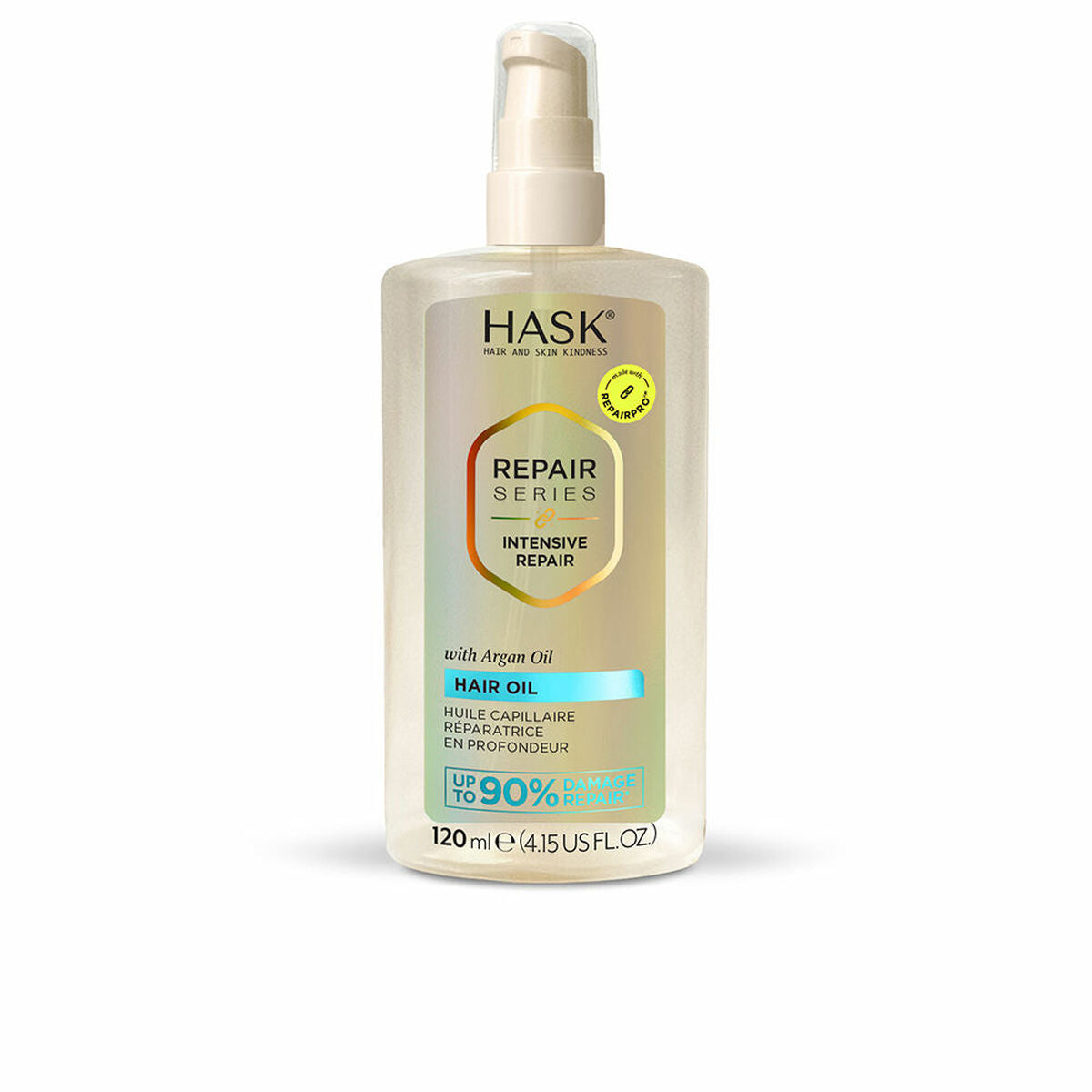 Complete Oil HASK REPAIR SERIES 120 ml product packaging