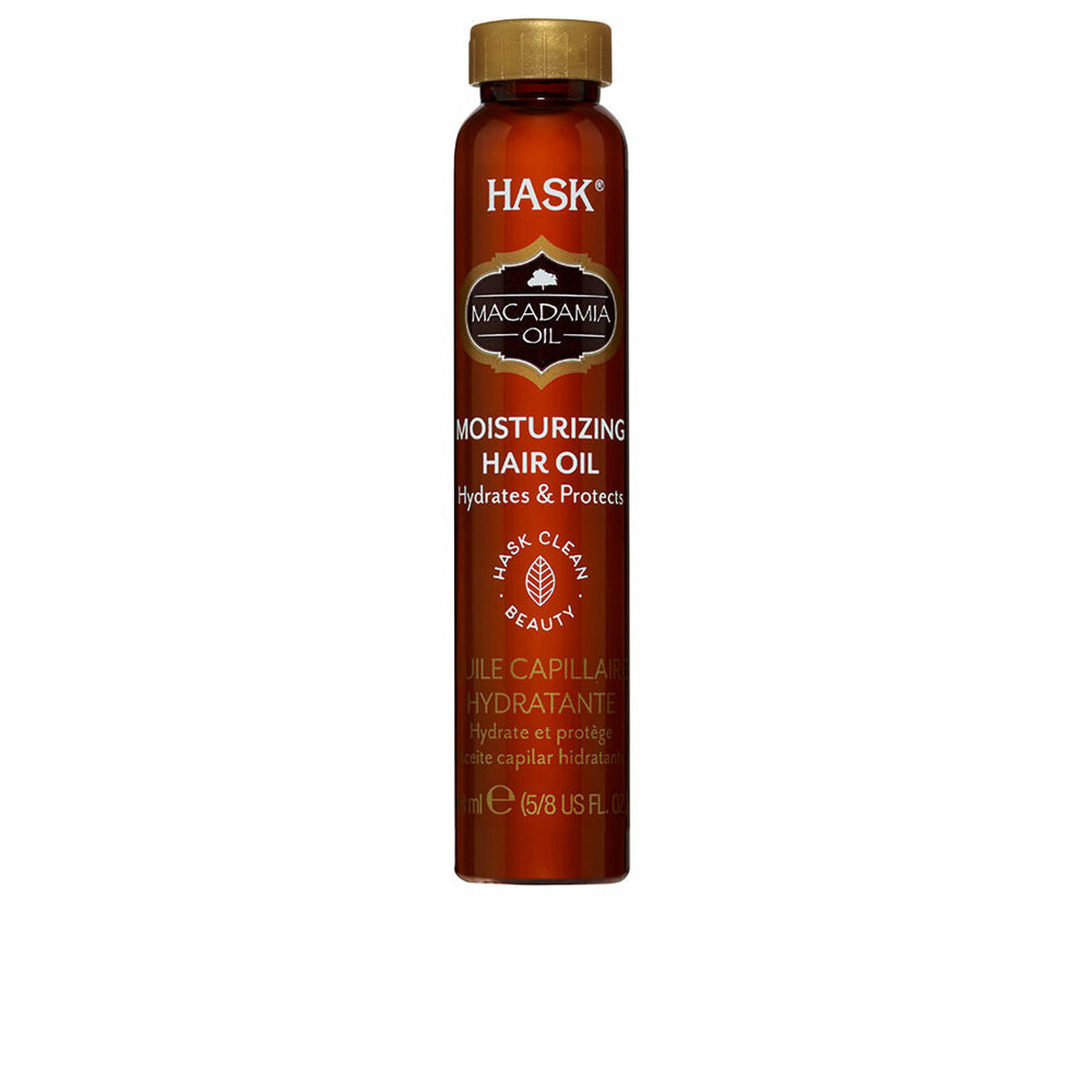 Hair Oil HASK MACADAMIA OIL 18 ml Moisturizing for Women product packaging