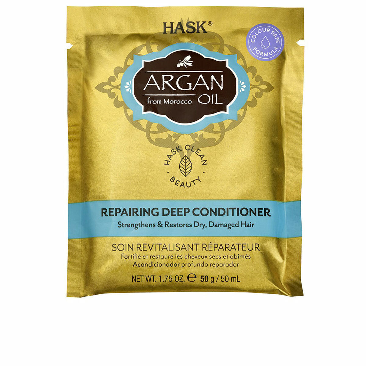 Hair Mask HASK ARGAN OIL 50 g hair mask packaging