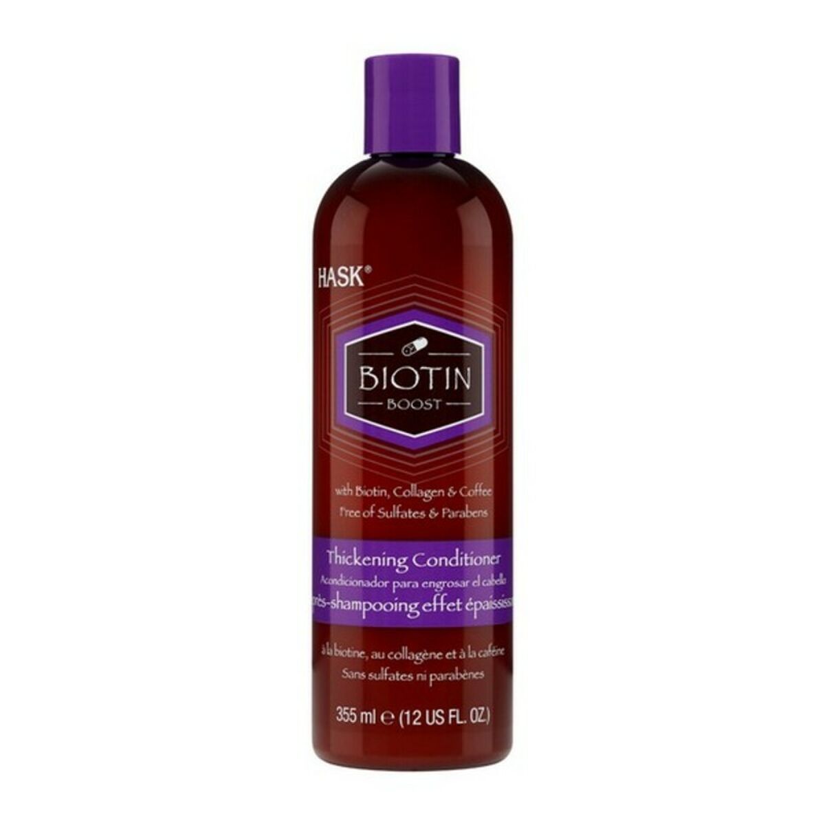 Conditioner for Fine Hair HASK HA34355 355 ml conditioner bottle