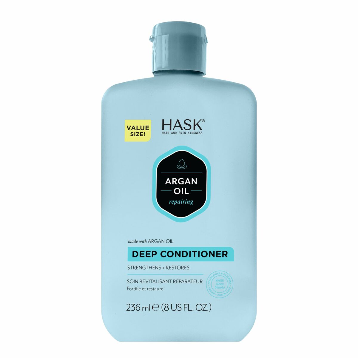 Repairing Mask HASK ARGAN OIL 226 g mask packaging