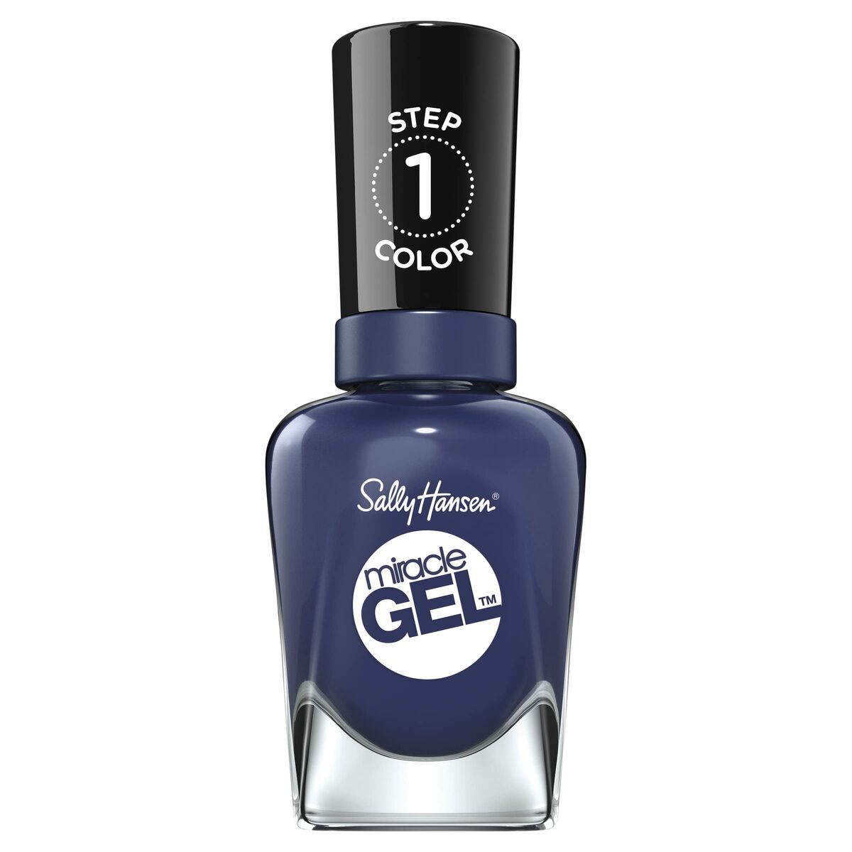 nail polish Sally Hansen Miracle Gel 609-midnight mod (14,7 ml) 14.7 ml skincare packaging