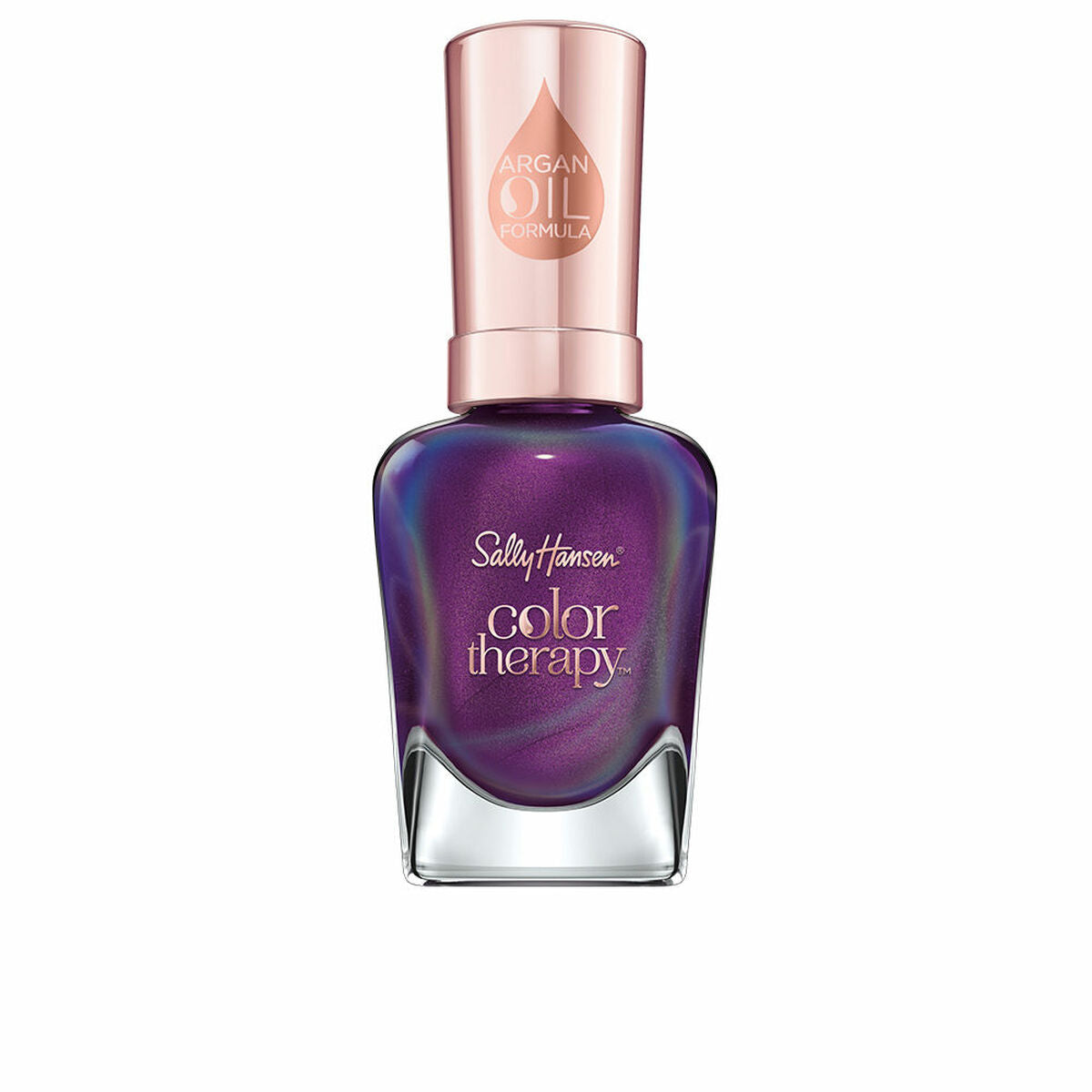 nail polish Sally Hansen Color Therapy Sheer Nº 402 Plum Euphoria Nº 402-Plum Euphoria 14,7 ml product packaging 14.7 ml