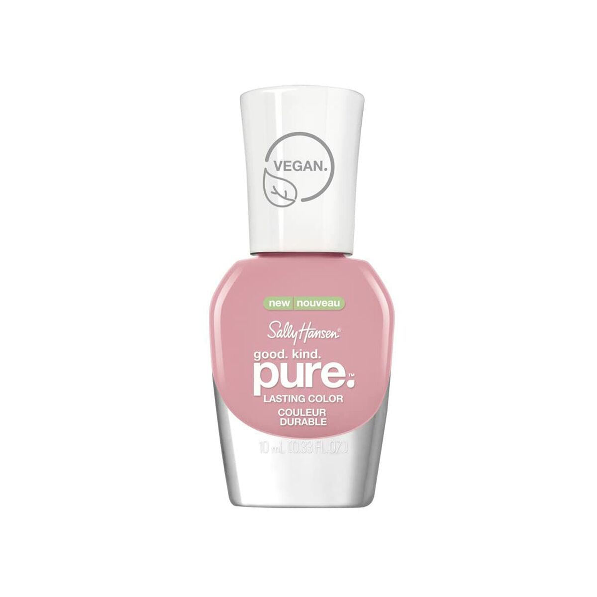 nail polish Sally Hansen Good.Kind.Pure 210-pinky clay (10 ml) product packaging