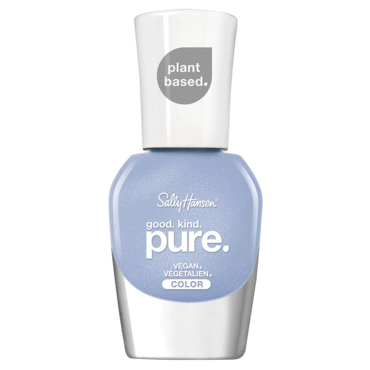 nail polish Sally Hansen Good.Kind.Pure 370-crystal blue (10 ml) product packaging