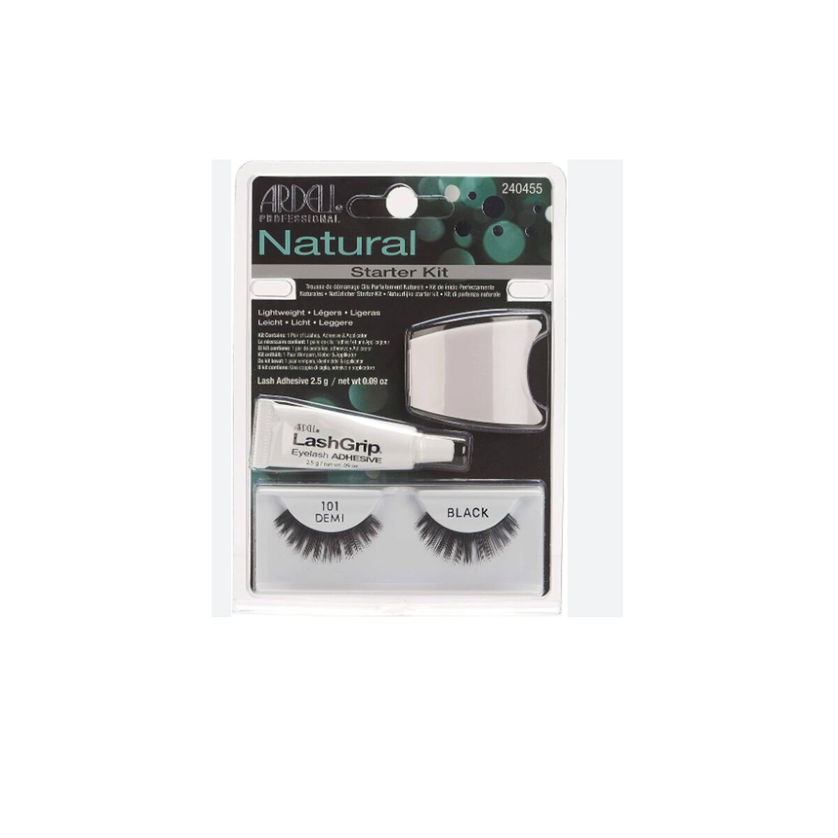 Set of false eyelashes Ardell Natural Nº 101 product packaging