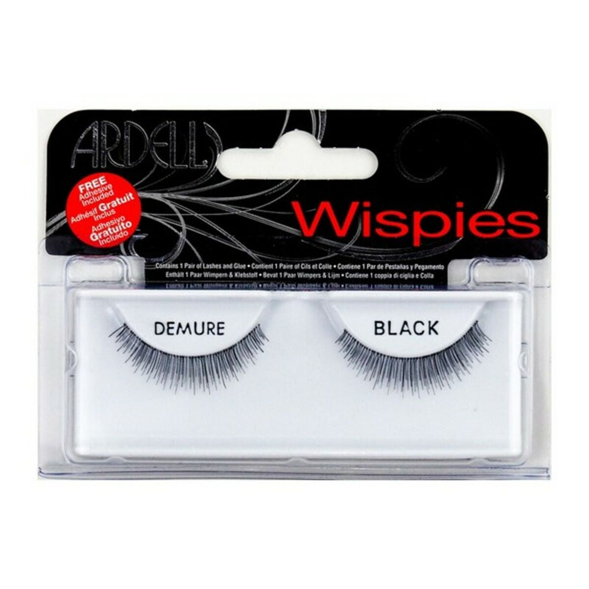 False Eyelashes Demure Ardell Black product packaging