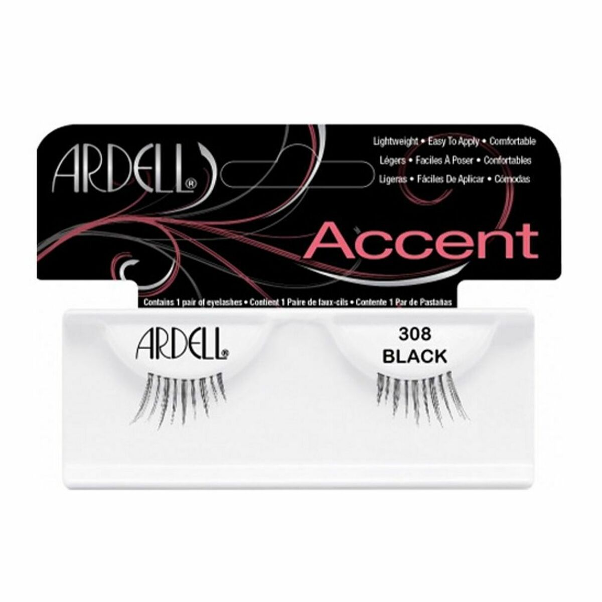False Eyelashes Ardell Black (1 Unit) product packaging