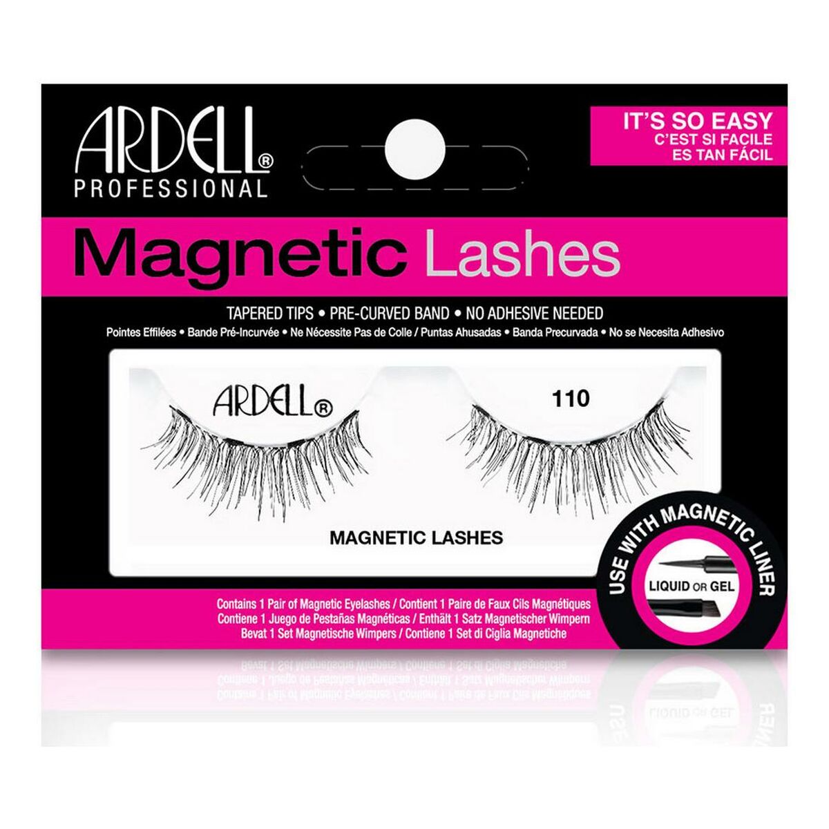 False Eyelashes Ardell Nº 110 2 Pieces (2 Units) product packaging