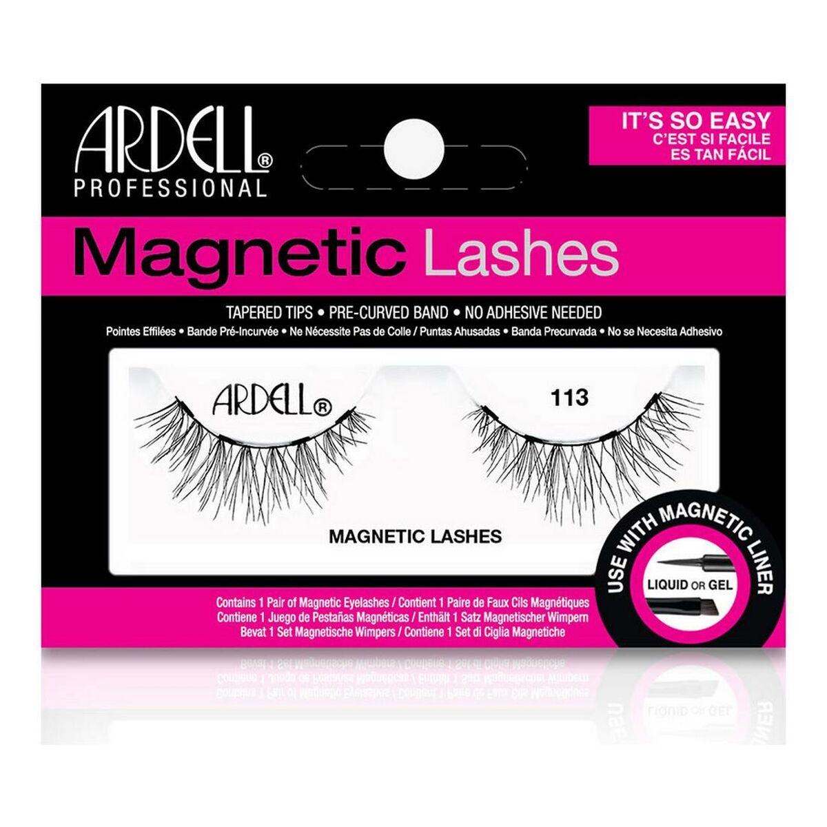 False Eyelashes Ardell Nº 113 2 Pieces (2 Units) product packaging