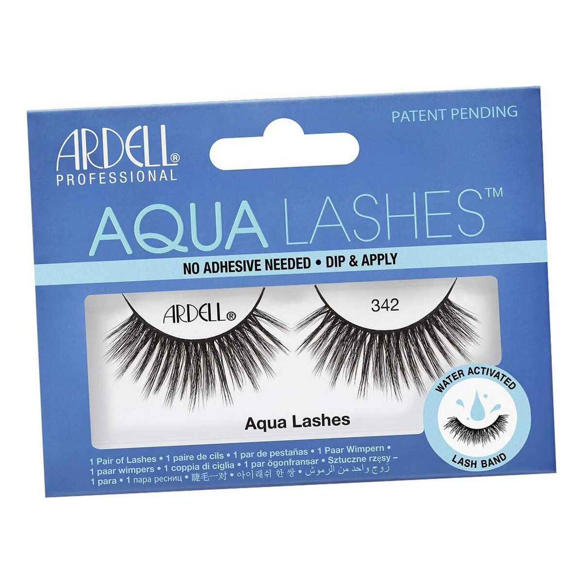False Eyelashes Aqua Lashes Ardell Nº 342 (1 Unit) product packaging