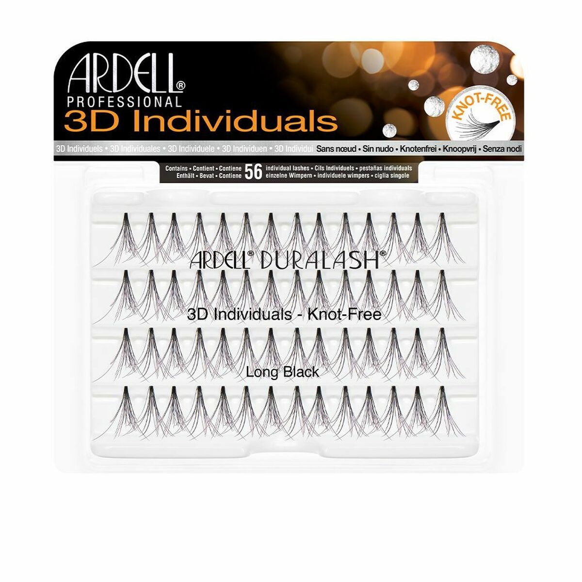 False Eyelashes Ardell 3D Long Black product packaging