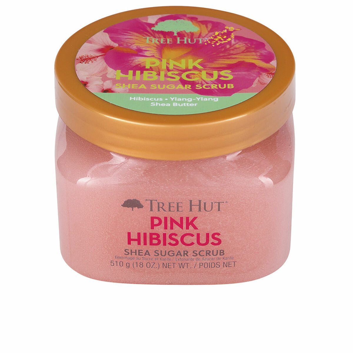 Body Exfoliator Tree Hut Pink Hibiscus 510 g product packaging