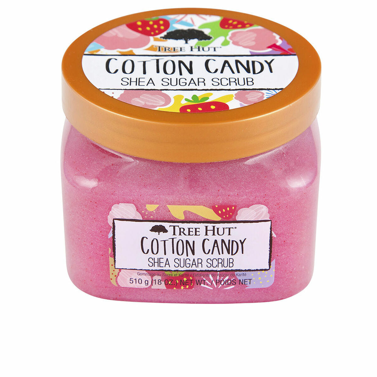 Body Exfoliator Tree Hut Exfoliante 510 g Candy Floss for Women product packaging
