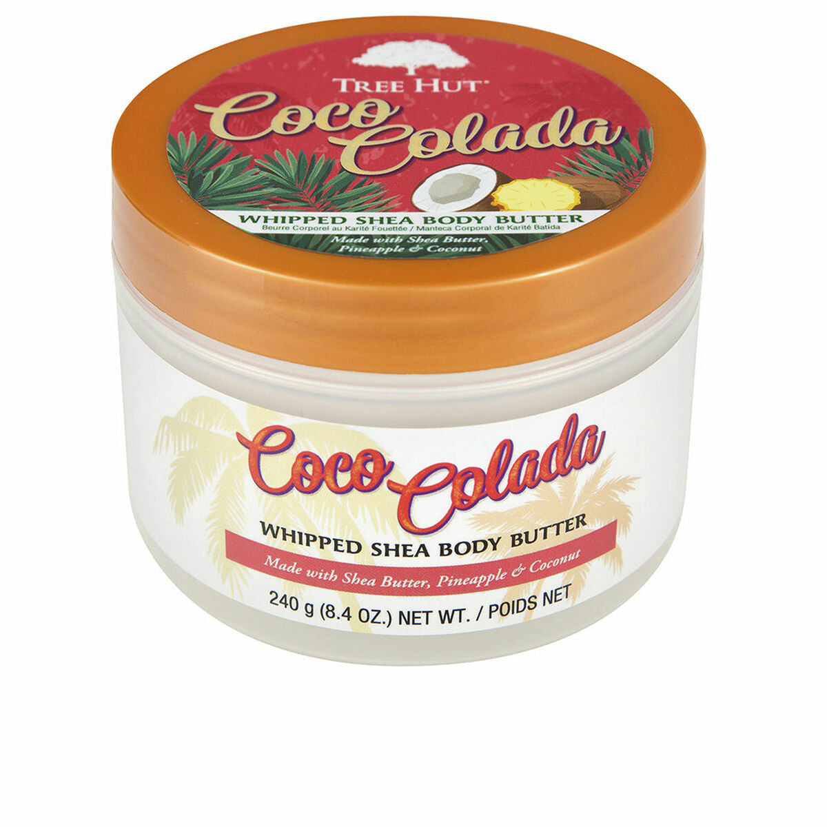 Body Butter Tree Hut 240 g Coconut Pineapple product packaging