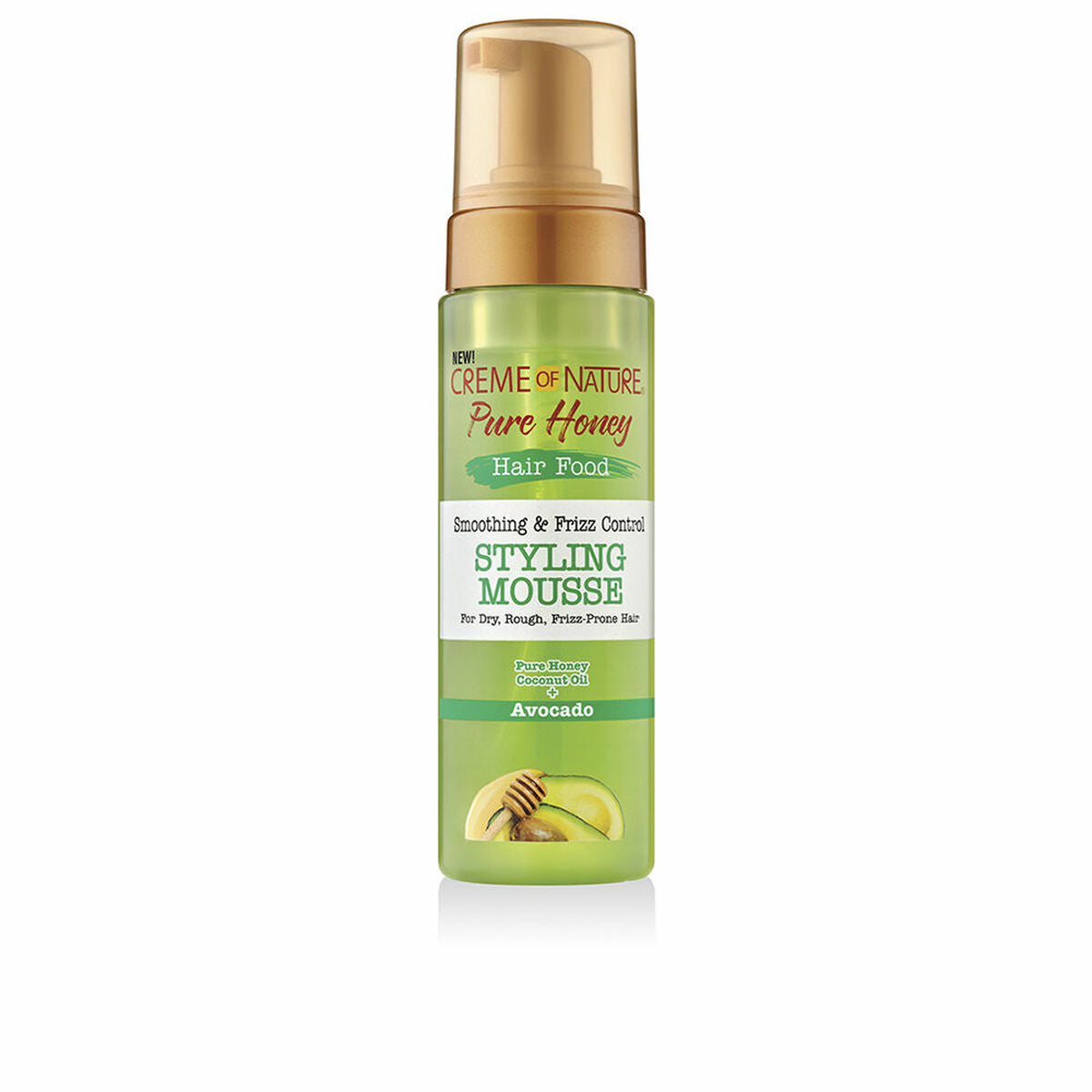 Fixing Mousse Creme Of Nature PURE HONEY 207 ml skincare packaging