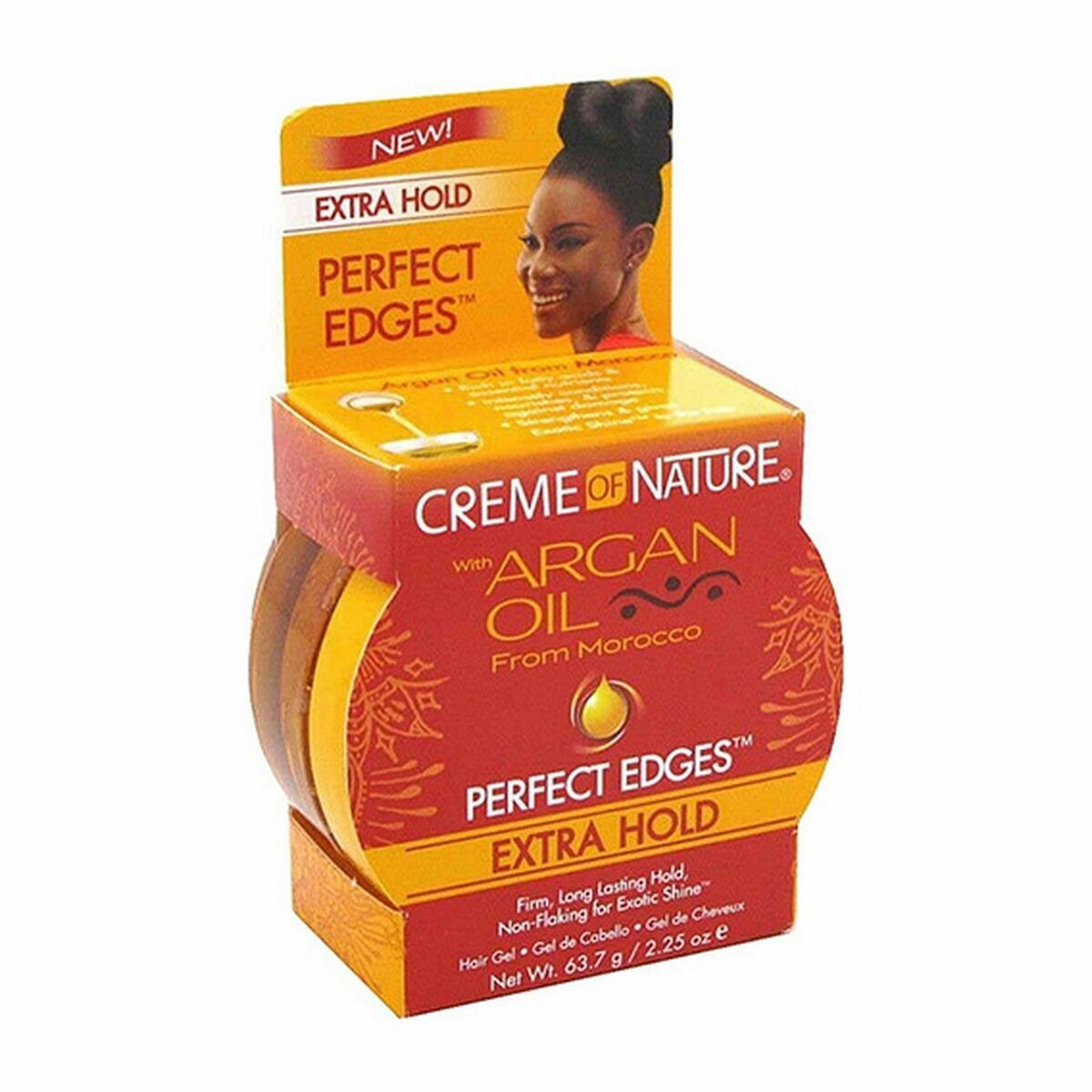 Strong Hold Cream Creme Of Nature ARGAN OIL skincare packaging
