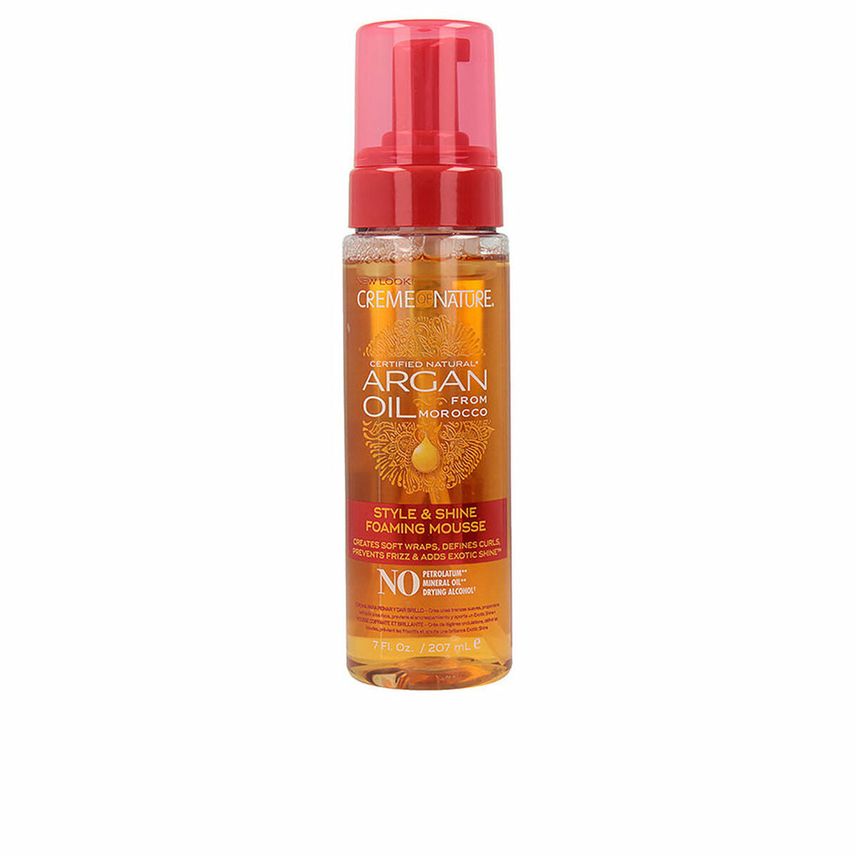 Fixing Mousse Creme Of Nature ARGAN OIL 207 ml for Women skincare packaging
