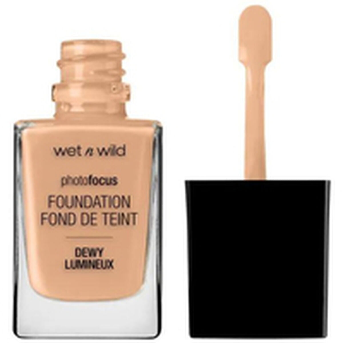 Liquid Make Up Base Wet n Wild Foundation Dewy Classic Beige 30 ml makeup packaging