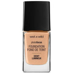 Liquid Make Up Base Wet n Wild Foundation Dewy Classic Beige 30 ml makeup packaging