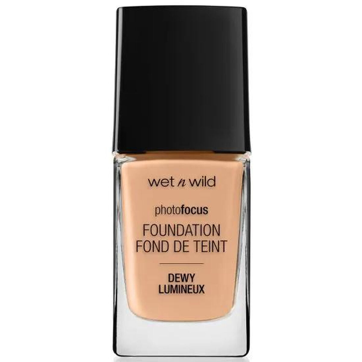 Liquid Make Up Base Wet n Wild Foundation Dewy Classic Beige 30 ml makeup packaging