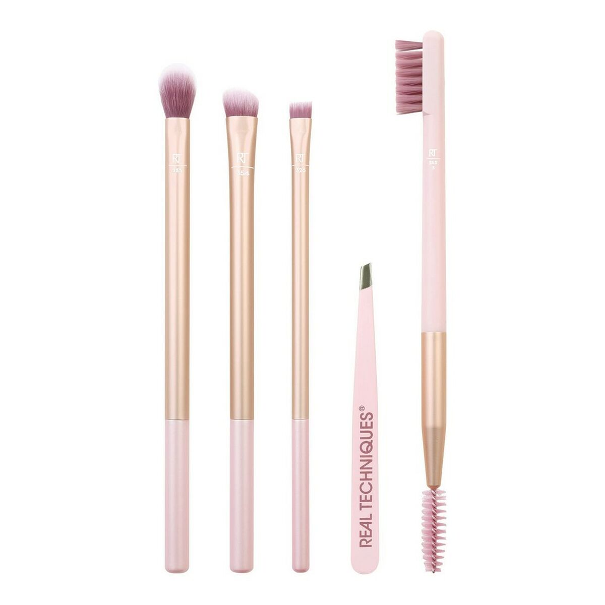 Set of Make-up Brushes Real Techniques Natural Beauty Eye 5 Pieces (5 pcs) product packaging