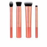 Set of Make-up Brushes Real Techniques Salmon 4 Pieces product packaging