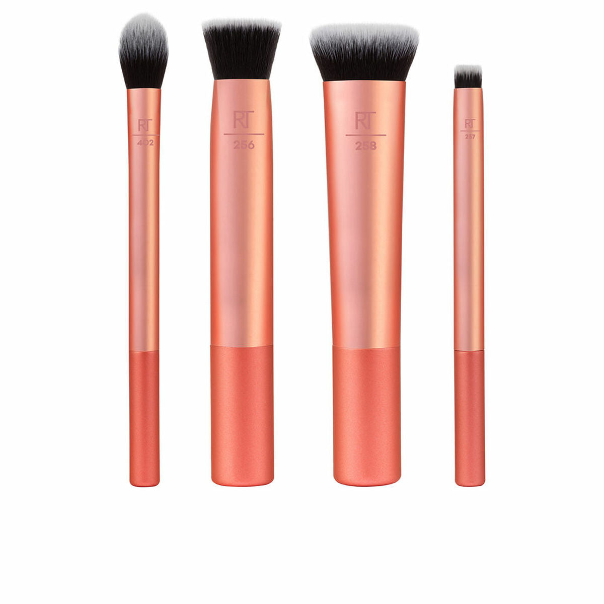 Set of Make-up Brushes Real Techniques Salmon 4 Pieces product packaging