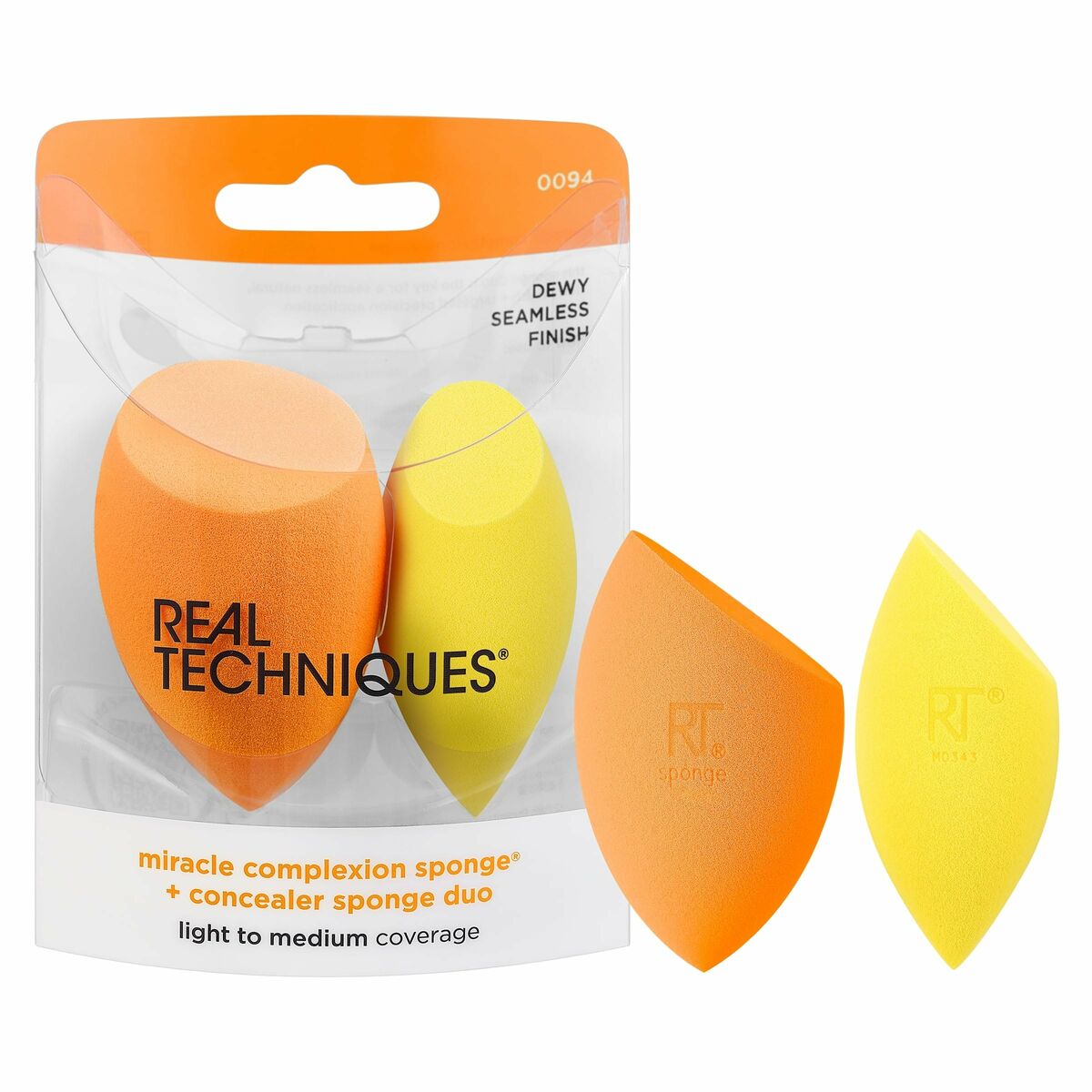 Face Sponge Real Techniques MIRACLE COMPLEXION (2 Units) product packaging